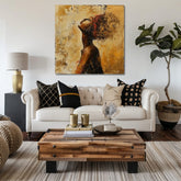 Elegantný obraz ženy Ukrytá v myšlienkach | rôzne rozmery